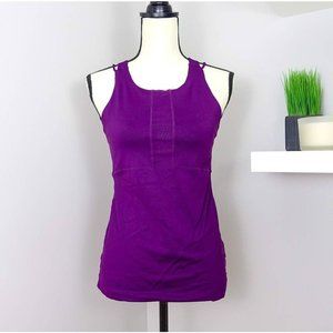 Gap Purple Criss Cross Gym Top